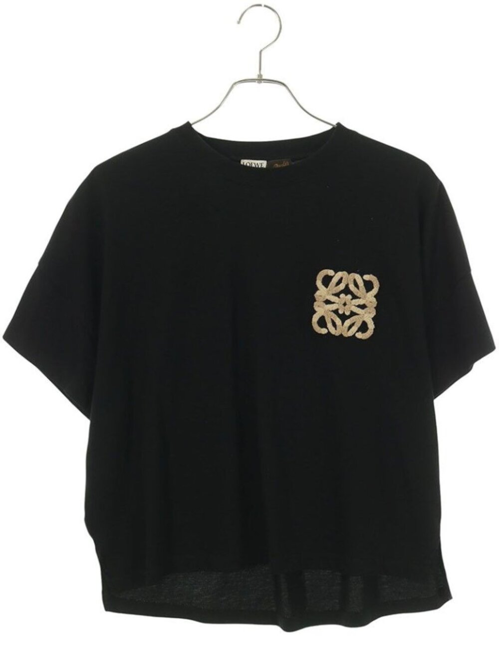 Loewe Anagram Embroidery Cropped T-Shirt XS
